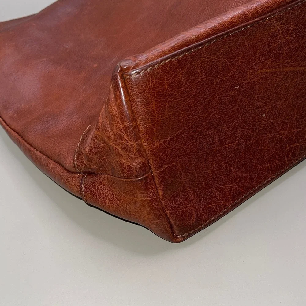 Diba True Substantial Elegant Hearty Brown Leather Shoulder Bag by Diba True